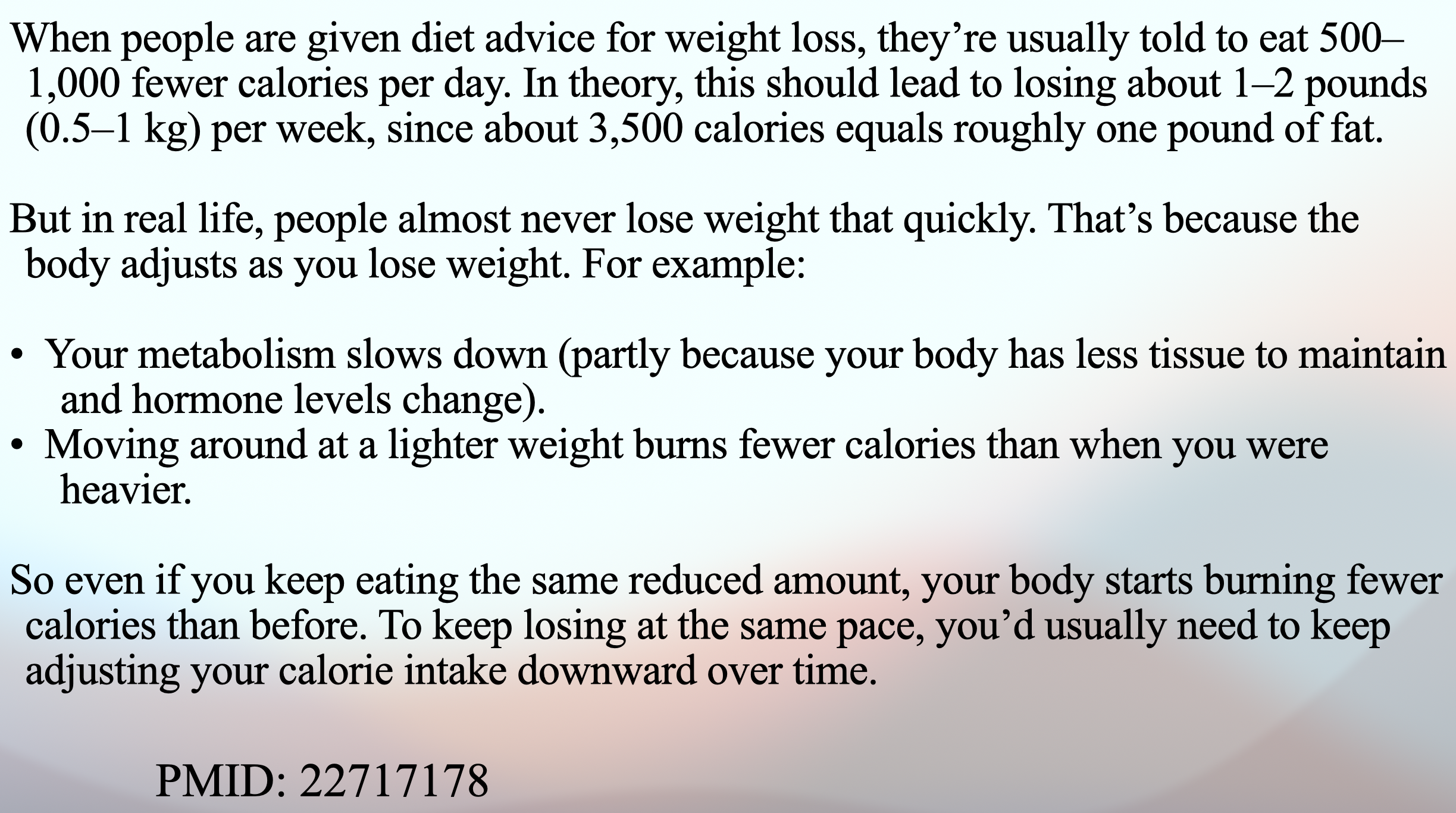 fat loss